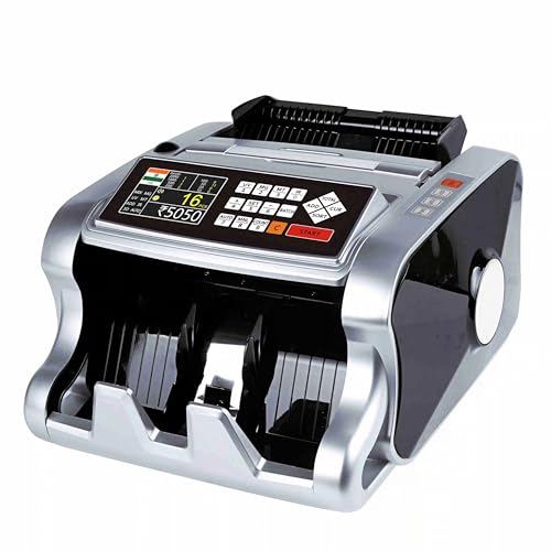 Image of swaggers Highest Selling Mix Value Note Counting Machine with Fake Note Detection| Used in Banks, Offices, Hotels, Hospitals, Schools, Colleges, Retails Shops, Jewellery Shops etc.