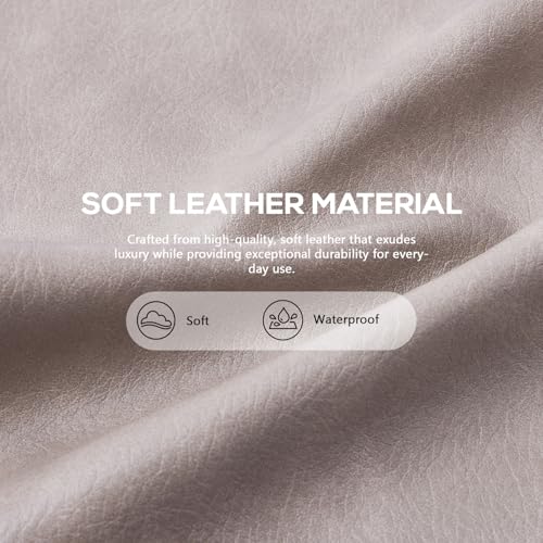 POIUGOYA Leather Crossbody Bag for Women Travel Purse Built-In RFID Wallet | Soft Vegan Leather, RFID Wallet, Phone Pocket, 4 Compartments, Wide Strap - image 7