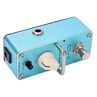 [PRECISE CONTROL & TRUE BYPASS] This mini fuzz pedal features two highly accurate and sensitive control buttons for dialing in your perfect tone with ease. It is equipped with a genuine true bypass switch and a clever lever design that prevents accid...