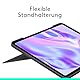 Logitech Combo Touch iPad Pro 13 Zoll (M4) (2024) Tastatur-Case – Abnehmbare Tastatur mit Hintergrundbeleuchtung und Halterung, Komfortables Tippen, Multi-Use-Modus, Deutsches QWERTZ - Graphit