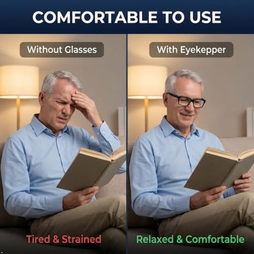 Image of Eyekepper 3.75x Reading Glasses, Readers for Men, 3pk Black Eyeglass Women | Stylish Mens Womens Reader Eyeglasses, Retro Cheaters, All-Day Comfort Spring Hinges, Scratch Resistant for Work /Crafts