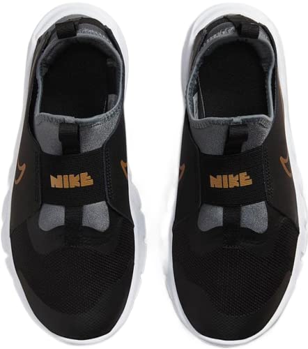 Nike Crian as grandes (t nis de corrida), Preto/branco/dourado, 6 Big Kid
