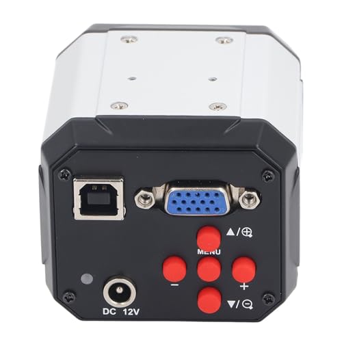 Image of Industrial Microscope Camera, 2 Million Pixels Digital Camera, Digital Video Electronic Industry Microscope with USB VGA Interface Camera for Soldering Repair Detect (US Plug)