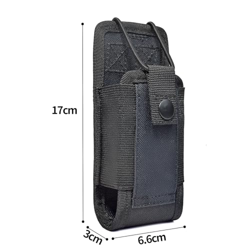 HYS Walkie Talkie Tasche, Molle Funkgerätehalter, Radio Halter, Multifunktionale Radio Pouch Funkgerät Tasche