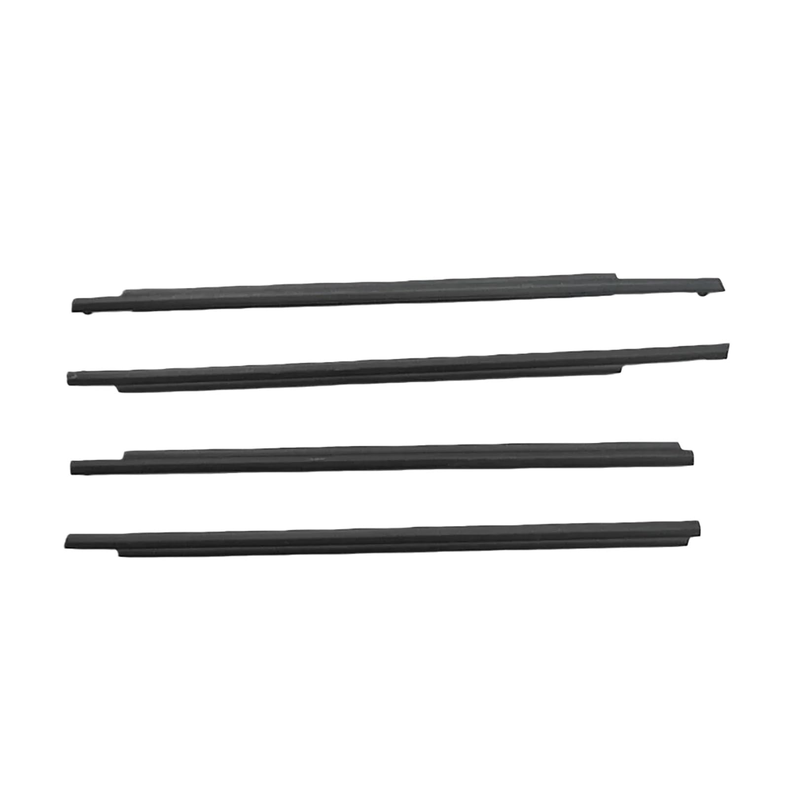 Mzxygkli For 2004-2009 Car Window Weather Strip 4Pcs Window Weatherstrips Side Door Glass Rubber Belt Moulding Trim Waterproof Sealing Protector For Prius(For 2004-2009)