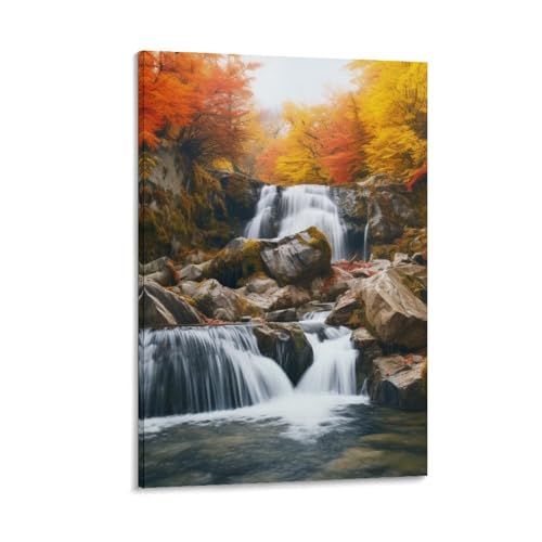 Tableau de lacs pour décoration murale moderne salon et chambre 40x60cm