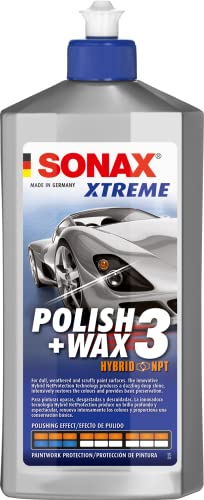 SONAX XTREME Polish+Wax 3 (500 ml) pour les surfaces peintes ternes, abîmées et ayant subi des intempéries | Réf: 02022000