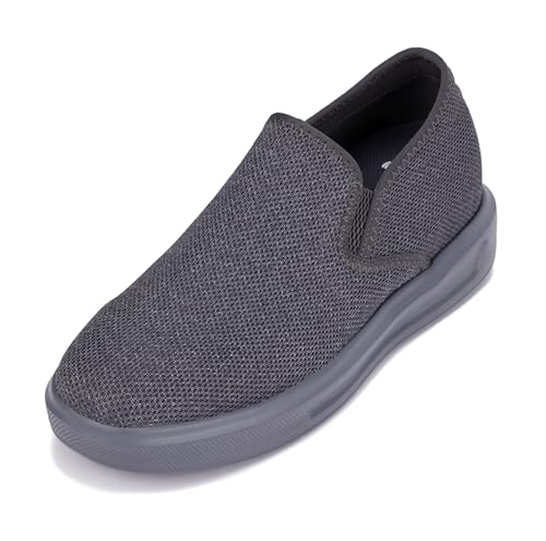 Image of CALTO Men's Invisible Height Increasing Elevator Shoes - Fashion Lightweight Slip-on Sporty Sneakers - 2.8 Inches Taller