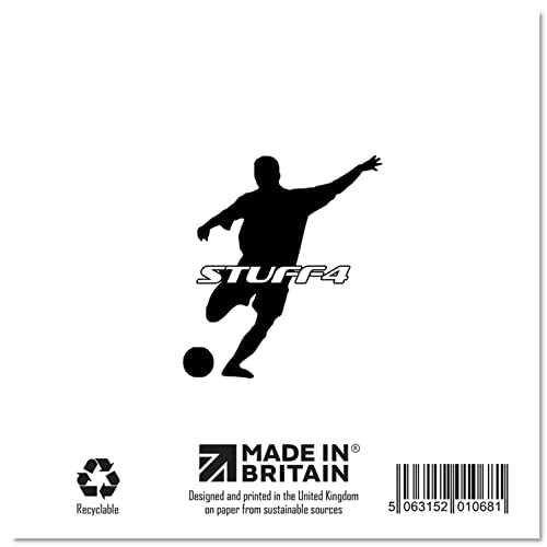 Soccer Birthday Cards for Dad - Top Flight - Happy Birthday Card for Dad from Son Daughter, Father Birthday Gifts, 5.7 Inch Footy Football Fathers Day Greeting Cards Gift for Daddy Papa - Image 3