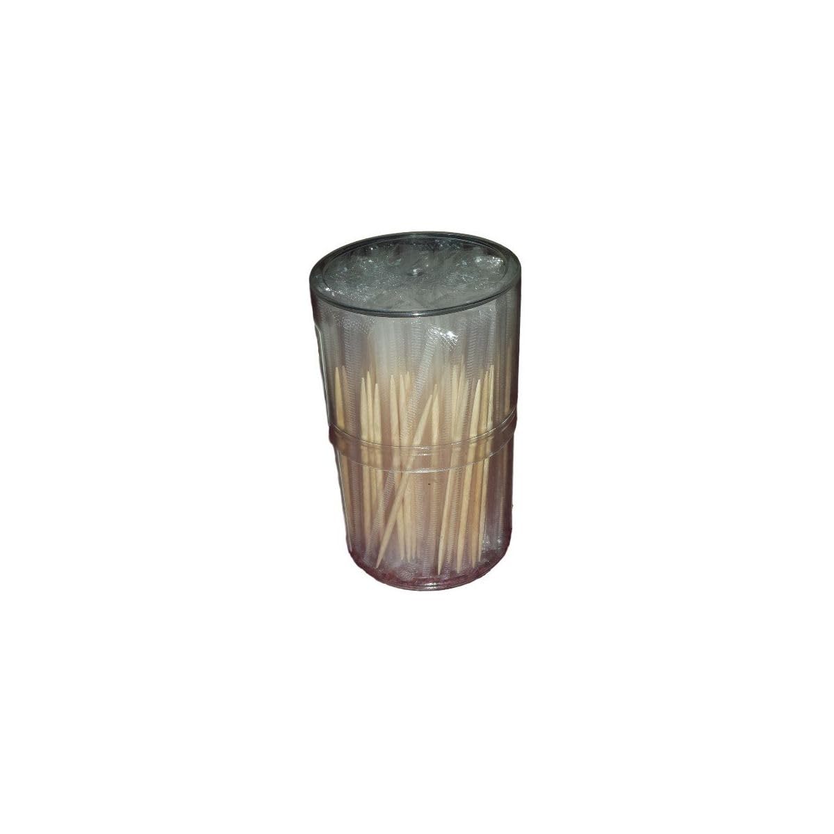 Fackelmann 200 pieces toothpicks, individually packed, toothpicks, aperitif, wood, 6.5 cm