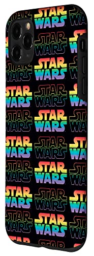 Coque iPhone 11 Pro Max Star Wars effet arc-en-ciel noir - 2