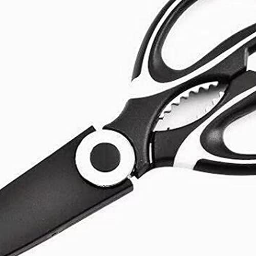 Safe Cooking Scissors Heavy Duty Poultry Shears with Comfortable Handle NonslipWith Black Protective Scissor Sleeve