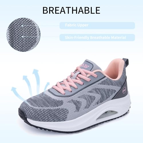 Womens Walking Shoes Arch Support Orthotic Fashion Sneakers Tennis Shoes for Plantar Fasciitis Pain Relief Pain Relief US 5.5-114