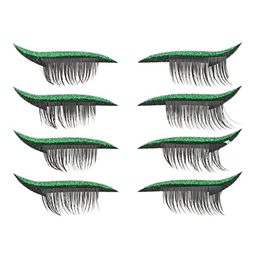 Vaguelly 4Pares Calcomanías De Delineador De Ojos Para Mujeres De Pegatinas Adhesivas De Línea De Ojos Impermeables Para Maquillaje