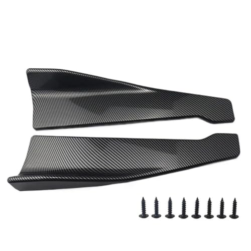 Diffuseur d'ailes arrière universel noir pour voiture et jupe latérale