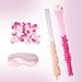 2pcs Pinata Buster Sticks, Pink Smashing Pinata Stick with Blindfold & Confetti Pinyata's for Girls Piñata Toys for Kids Adults Celebrations Parties Events