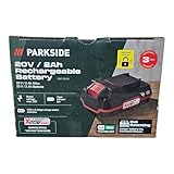 Poids : 440 g Parkside - Batterie 2 Ah 20 V Compatible avec Tous Les appareils de la série Parkside X 20 V Team