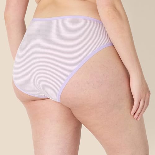 Image of Amazon Essentials Women's Cotton Spandex High Leg Brief Underwear, Breathable
