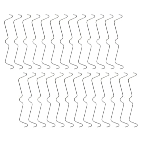 MUCKLILY Pegboard Hooks Peg Locks 60pcs Stainless Steel Hooks for Garage Accessories