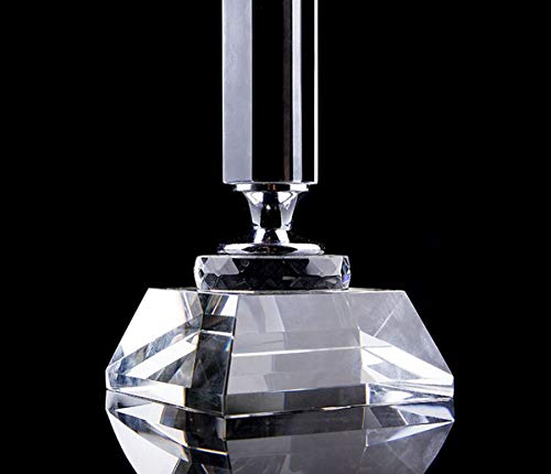 Elegant Desktop Crystal Glass Stemware Rack/Rotate 8 Wine Glass Storage Holder Stand Air Drying Rack(No Included Wineglass) (Large) #TOP5