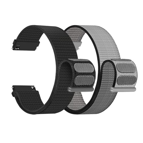 LYYLTX Nylon Fabric Uhrenarmbänder 20mm/22mm Armband für Herren Damen Ersatzband Schnellverschluss Smartwatch Sport Uhren Ersatzarmband Einstellbares Soft Breathable Watch Strap