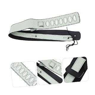 TOYANDONA 1Pc Sangle De Guitare Ceinture Pour Ceinture Boucle Guitare Ceinture Guitare Bandoulière Rétro Basse Bretelles Ukulélé Tour De Cou En Cuir Ukulélé Sangle Basse Sangle Ballade - Les Beatles, Paul McCartney, John Lennon, RIngo Starr, George Harrison TOYANDONA 1Pc Sangle De Guitare Ceinture Pour Ceinture Boucle Guitare Ceinture Guitare Bandoulière Rétro Basse Bretelles Ukulélé Tour De Cou En Cuir Ukulélé Sangle Basse Sangle Ballade – Image 2