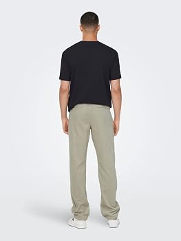 ONLY&SONS Pantalone Loose fit in velluto a costine con coulisse in vita FADE 22035492 Castor Grey Prezzo 0,00€ - Estasi Fashion