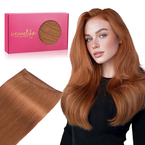 WENNALIFE Sew in Hair Extensions Real Human Hair, Thick & Invisible Weft