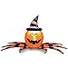 Joiedomi Halloween Pumpkin Spider Inflatable for Halloween Yard Decor Outdoor Decoration (7 ft Long)