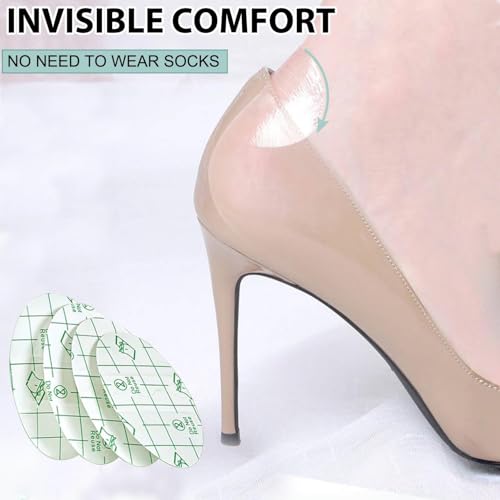 Image of 100PCS Zealburst Self Adhesive Invisible Heel Anti-Wear Sticker, Waterproof Anti Wear Foot Care Heel Protection Pad, Ultra-Thin Transparent self-Adhesive Heel Anti-Friction Sticker, Prevent Blisters
