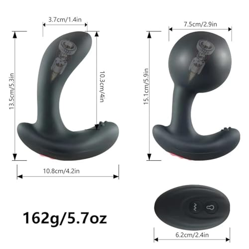 Bouchon anal plug anal gonflable télécommandé homme femme