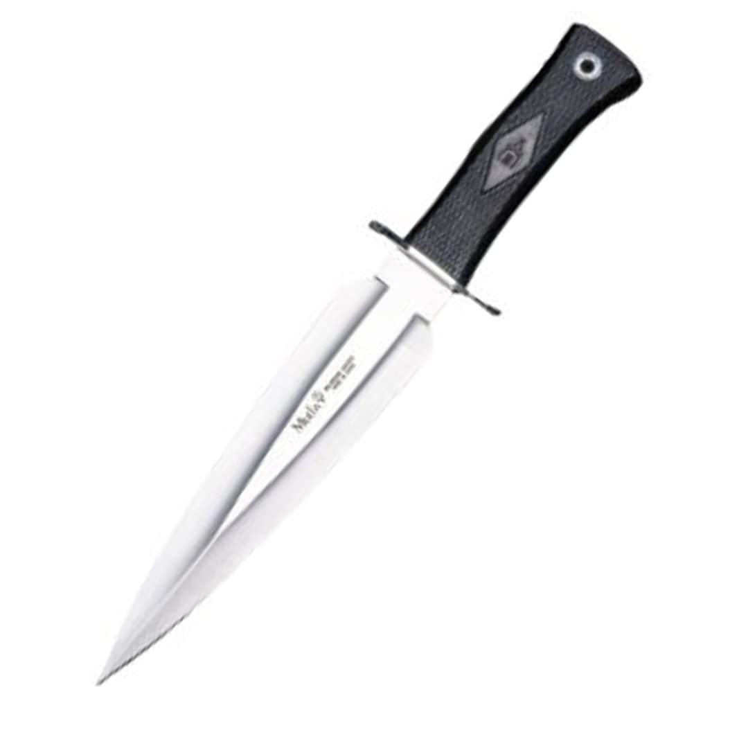 LO TRINCO YO Muela Cuchillo CARIBU.G Hoja de Acero MoVa de 22 cm y empuñadura de goma ideal para Caza, Pesca, Supervivencia y Bushcraft
