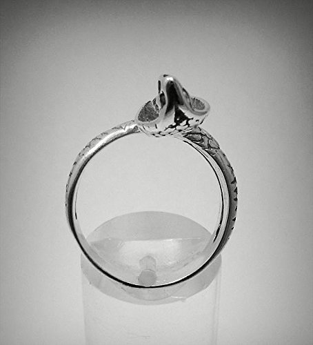 Bague en argent massif 925 serpent cobra Empress d'exception - 4