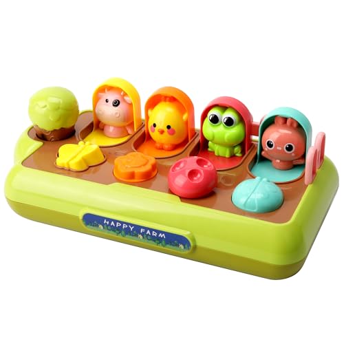 Image of Caterbee Pop Up Toy, Educational Fun with Cute Animals for Toddlers (Zoo)