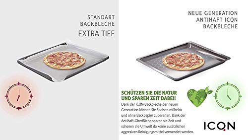 Lèche-frite pour four antiadhésive et profonde de 6 cm compatible Siemens - 6