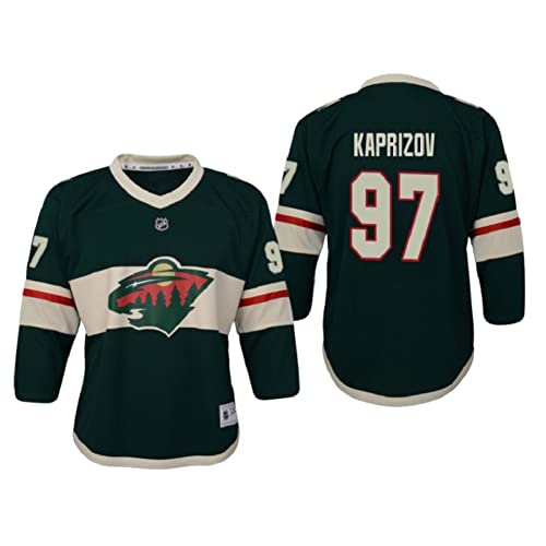 Outerstuff Youth Kirill Kaprizov Minnesota Wild Home Replica Jersey (as1, Alpha, s, m, Regular, Small-Medium (8-12)) Green