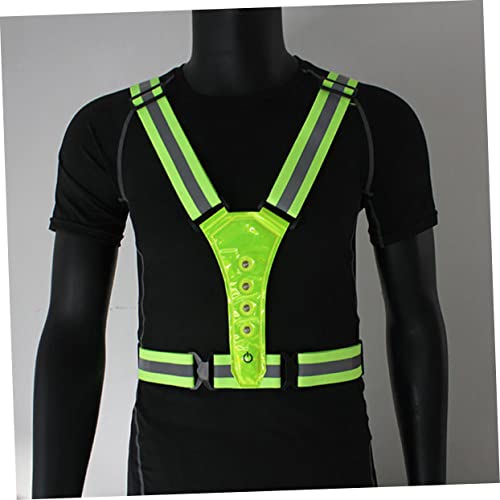 Gilet Réfléchissant Réglable OSALADI Conception Led Sécurité - 6