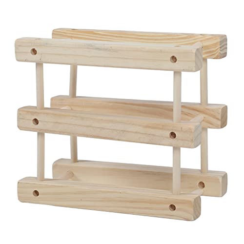 Soporte para botellas de vino de madera Fydun 6 botellas miniatura 3