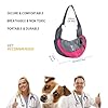 Pet Dog Cat Sling Carrier Bag Puppy Shoulder Carry Hands Free Dog Front Carrier with Adjustable Shoulder Strap Pet Travel Tote Bag with Breathable Mesh Pouch for Outdoor Walking Subway #2