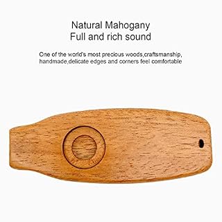 ASSIGN Bois Kazoo | Ukulele Guitar Partner Instrument de Musique Facile à Apprendre Kazoo,Kazoo Instruments de Musique… – Image 5