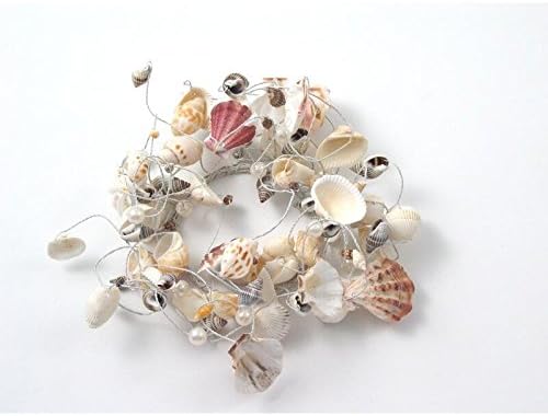 Sea Shell Candle Ring -Natural (large) Suitable for a 3" Pillar candle