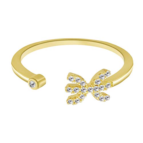 TIDOO Jewelry Ajustable Ring The Zodiac Open Ring for Girls (Pisces)