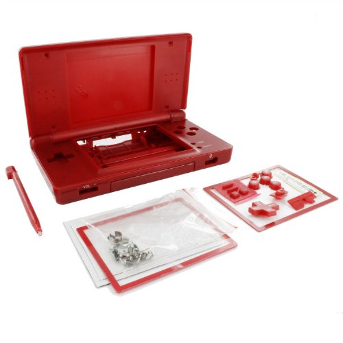 eForBuddy Full Replacement Housing Case with Screws for Nintendo DS Lite, White