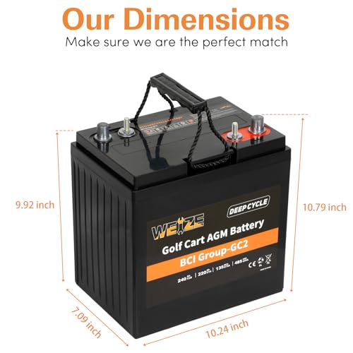 Weize GC2 6V Deep Cycle Battery
