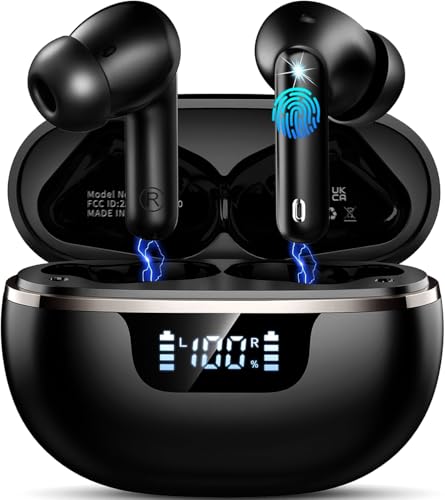 Auriculares Inalambricos Bluetooth, Cascos Inalambricos