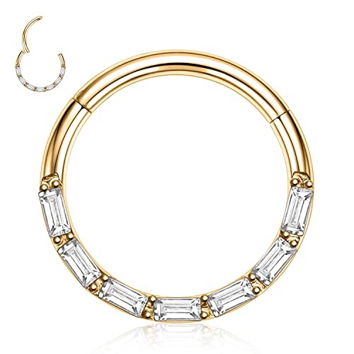 FUNLMO Septum Ring Daith Piercing Jewelry Septum Jewelry Nose Ring