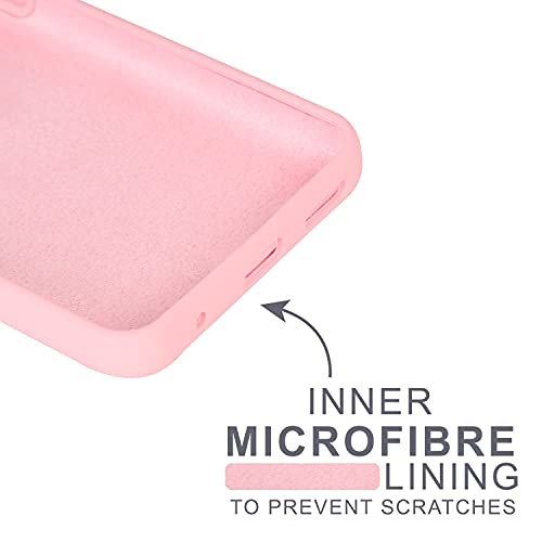 Image of SPRIG Silicone Back Cover Case for Moto G60 (Rose Pink)
