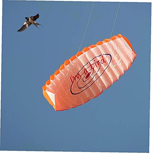 VusiElag Dual Linie Stunt Sport Weiche Drachen Mit Kontrollleiste Kitesurfen Outdoor Spielzeug Fliegende Kiteboard Orange - Image 8