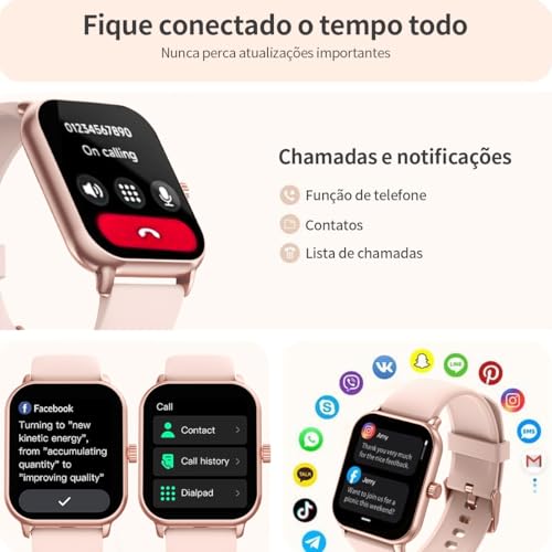Smartwatch Tela Full Touch 1.85
