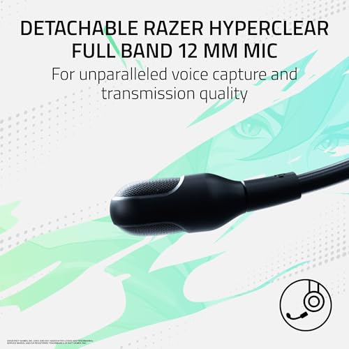 Image of Razer BlackShark V3 Pro Wireless ANC Gaming Headset for Xbox: Full Band Mic - 50mm Driver - 2.4 GHz, Bluetooth, USB, 3.5mm - Works with PC, Mac, PS5, Nintendo Switch - Long Battery Life - 2XKO Edition